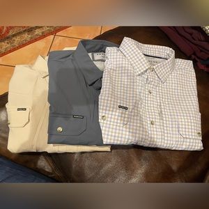 3 Long Sleeve Poncho Shirts